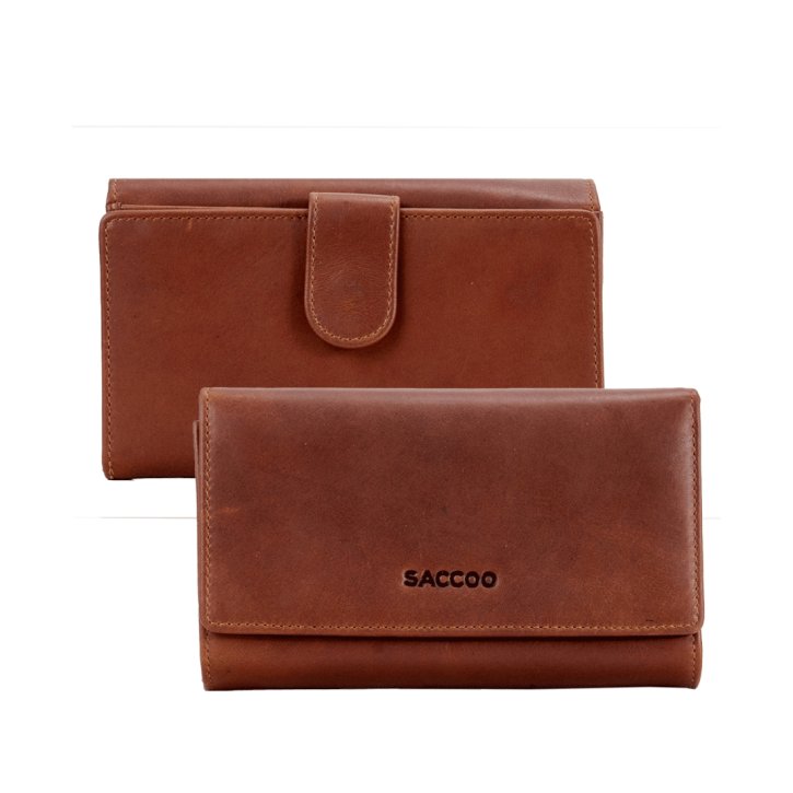 Saccoo YEN Damenbörse cognac